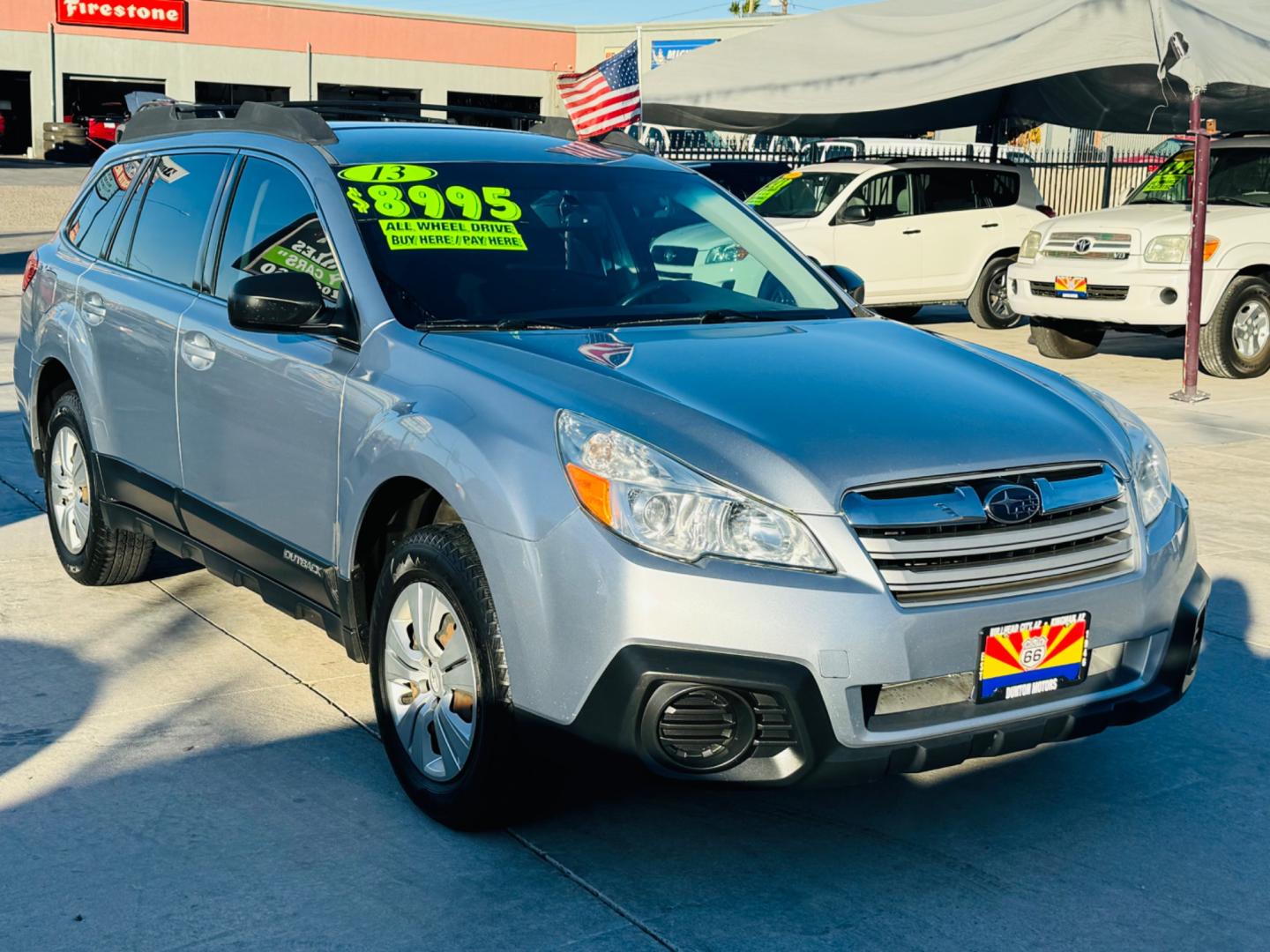 2013 Silver Subaru Outback (4S4BRBAC5D3) , located at 2190 Hwy 95, Bullhead City, AZ, 86442, (928) 704-0060, 0.000000, 0.000000 - Photo#1